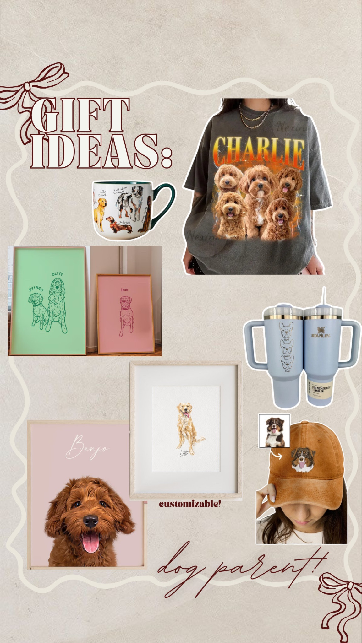Gift ideas for the dog parent! You can customize almost all of these too!

#LTKSeasonal #LTKGiftGuide #LTKHoliday