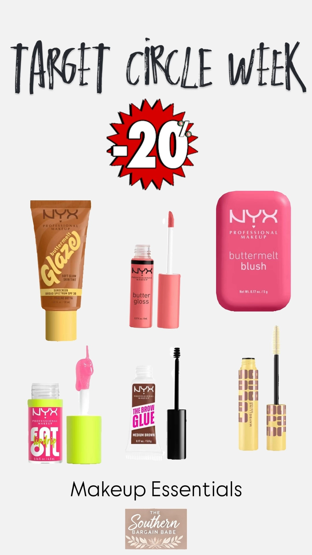 Target Circle Week Alert! 🎯 Today only, makeup is 20% off—and I’m stocking up on my tried-and-true faves for my go-to summer look ☀️💄

These are products I reach for over and over again: lightweight, long-lasting, and perfect for beating the heat while still looking fresh.

Linked them all on my LTK so you can grab them while they’re on sale! 💋

#TargetBeauty #TargetCircleWeek #LTKMakeup #SummerBeauty #MakeupMustHaves #LTKSaleAlert #BudgetBeauty #DrugstoreMakeup #TargetFinds

#LTKBeauty #LTKFindsUnder50 #LTKSaleAlert