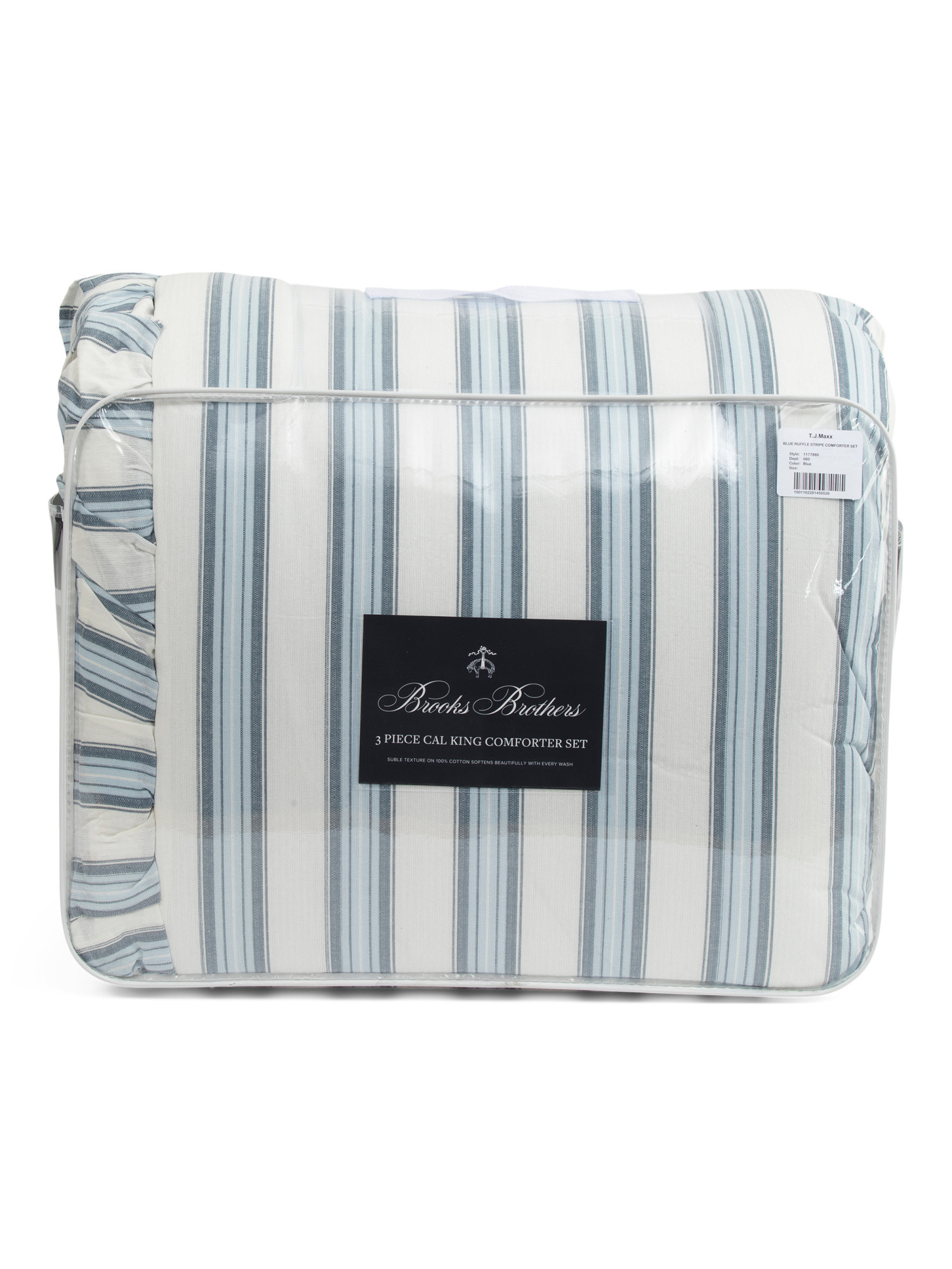 Ruffle Stripe Comforter Set | TJ Maxx