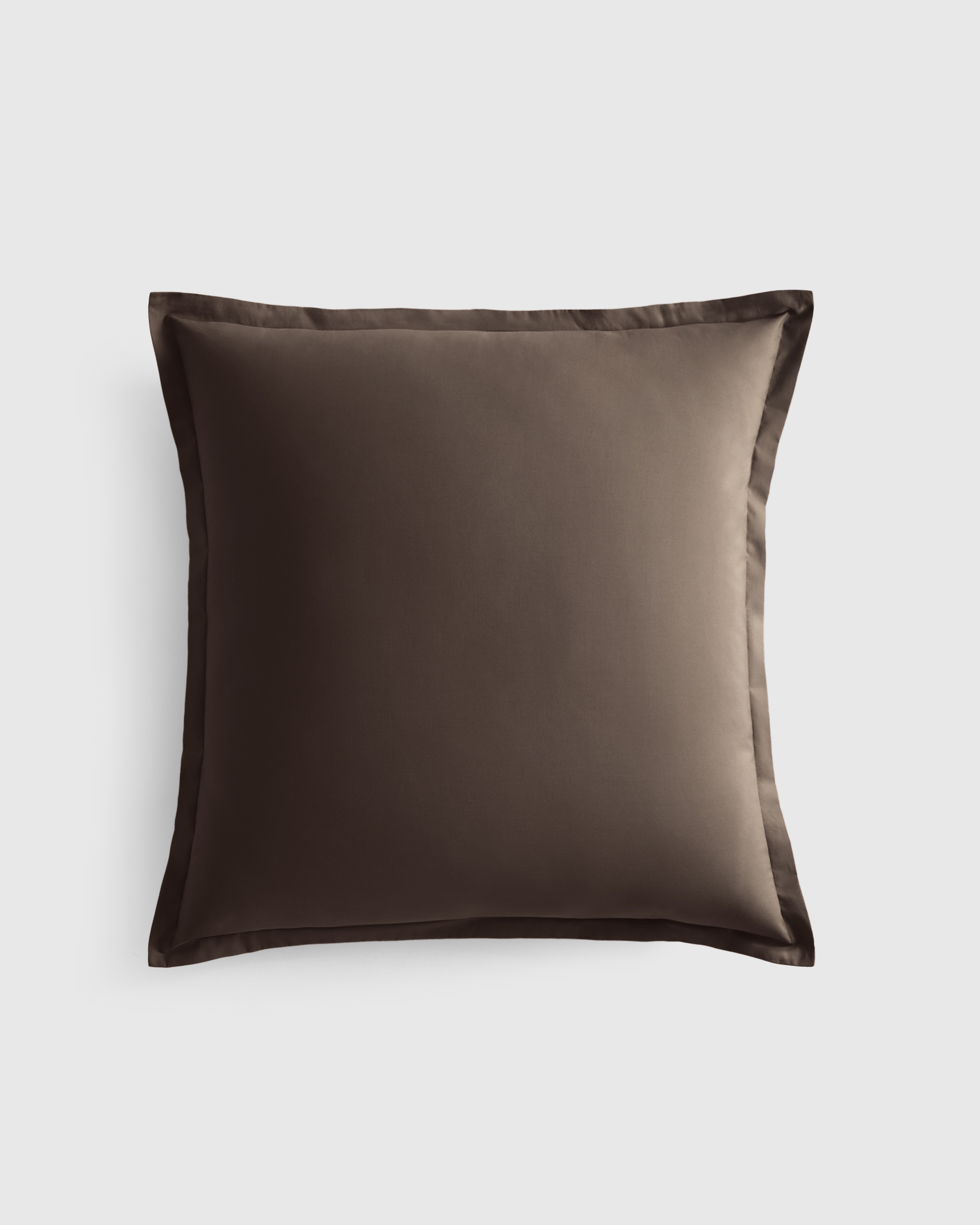Quince | Classic Organic Percale Euro Sham in Clay, Percale Cotton | Quince
