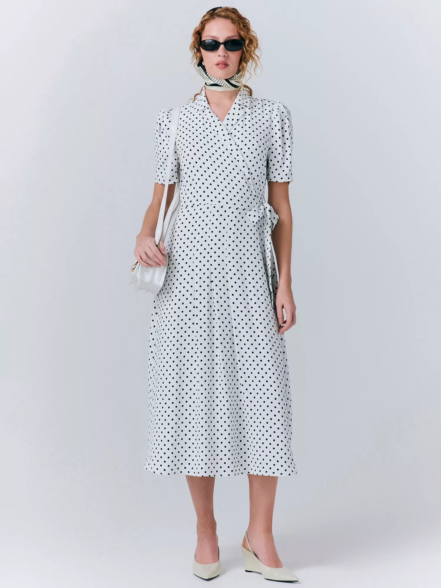 Ghost Giselle Polka Dot Dress | John Lewis (UK)