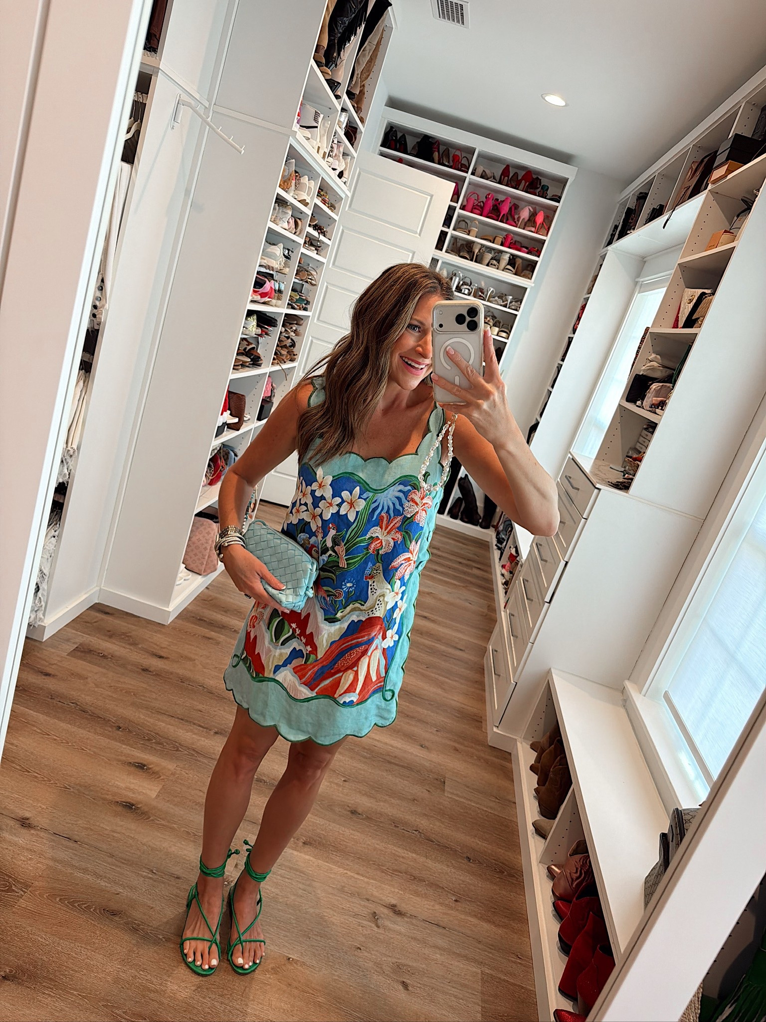 In a small dress, sandals, bag and accessories - fits tts.

#LTKgrwm #LTKootd #LTKSeasonal