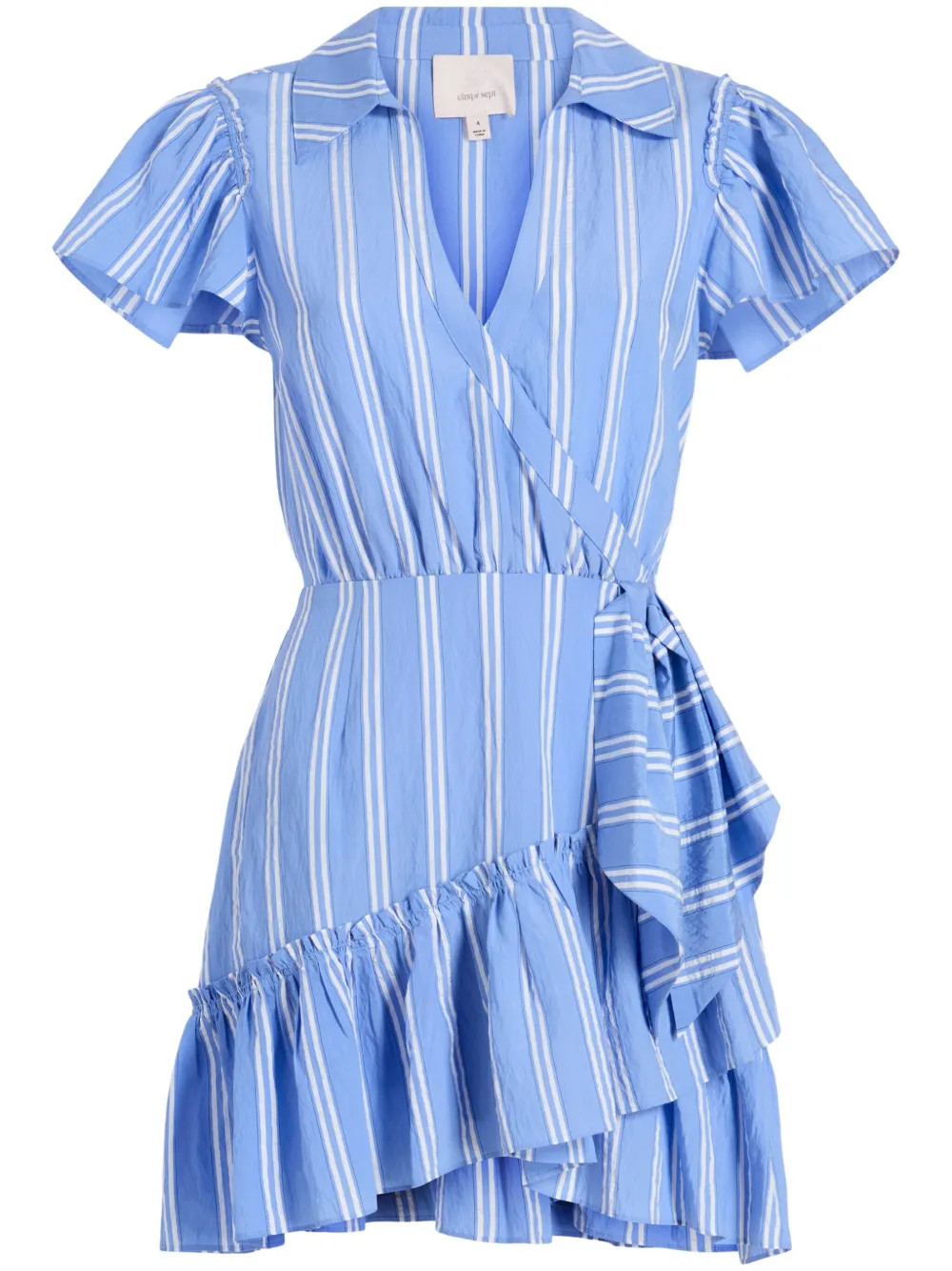 Lila striped minidress | Farfetch Global