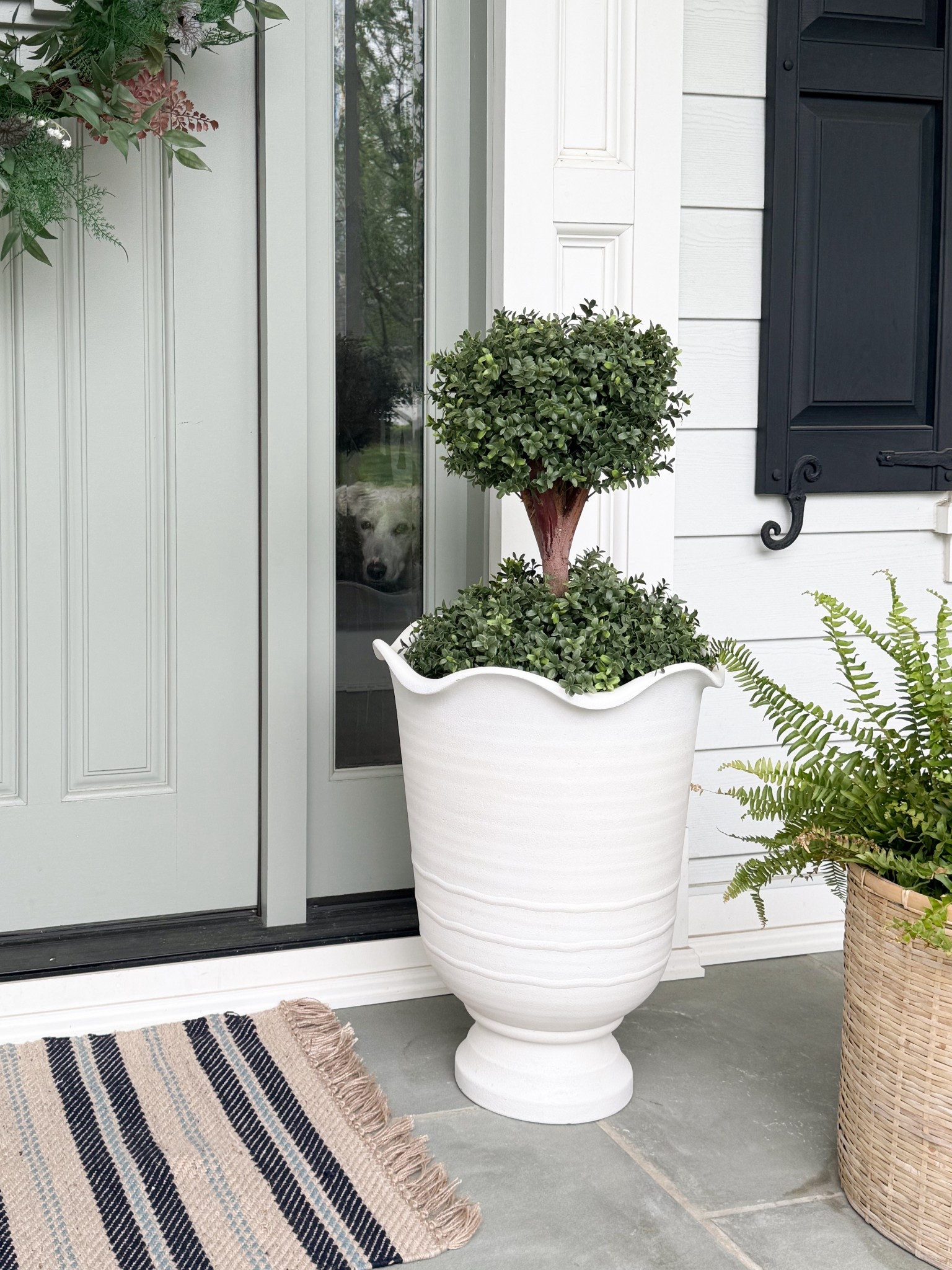 
Our front porch planters are still in stock and under $50! Love this size (also comes in one size smaller…) Snag them while you can! 

Backyard, spring, outdoor decor, backyard inspo, GIRLONTHEHUDSON, outdoor decor, backyard inspo, Serena & Lily furniture, summer inspo, backyard design, outdoor furniture, outdoor rug, loloi 

#LTKHome #LTKSeasonal #LTKdayinmylife