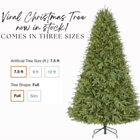 Viral Christmas tree now in stock! Comes in three sizes and full of slim options 

#LTKHolidaySale #LTKHoliday #LTKSeasonal