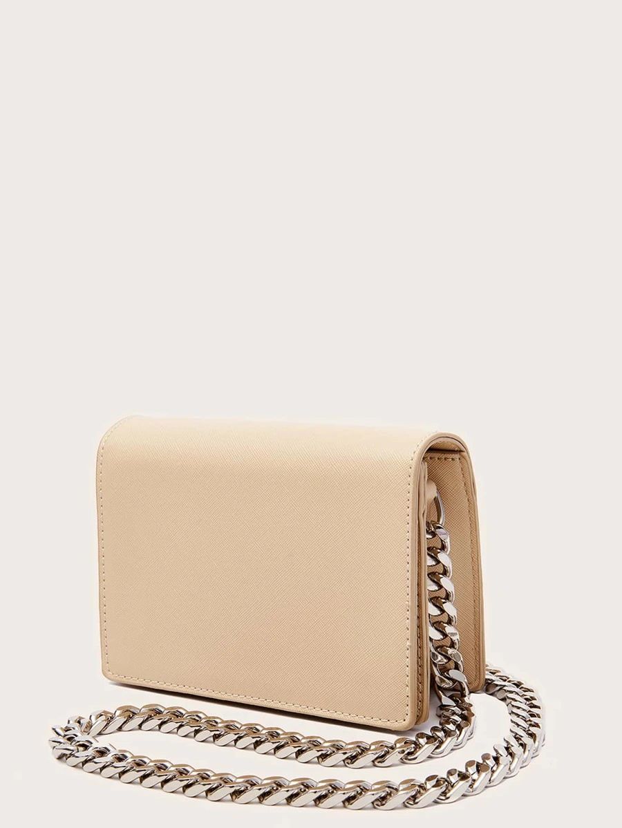 Minimalist Chain Crossbody Bag | SHEIN