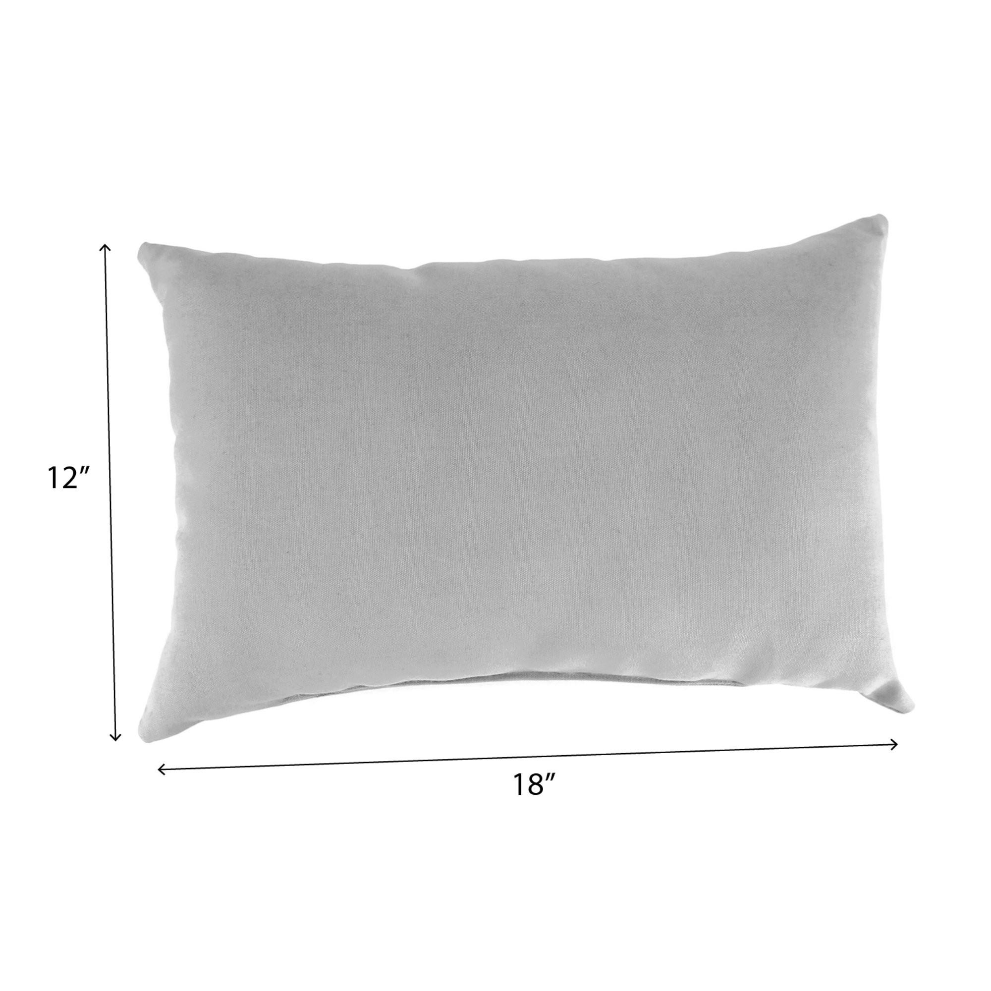 Jordan Manufacturing Carano Outdoor Toss Pillows, Stone, 12"L x 18"W, Set of 2 | Walmart (US)