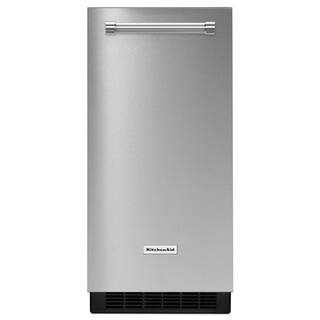 KitchenAid 50 lb. Built-in Ice Maker in PrintShield Stainless Steel KUIX335HPS | The Home Depot