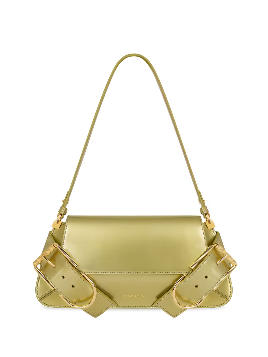 Voyou Shoulder Flap Bag in Patent Effect Leather | Saks Fifth Avenue
