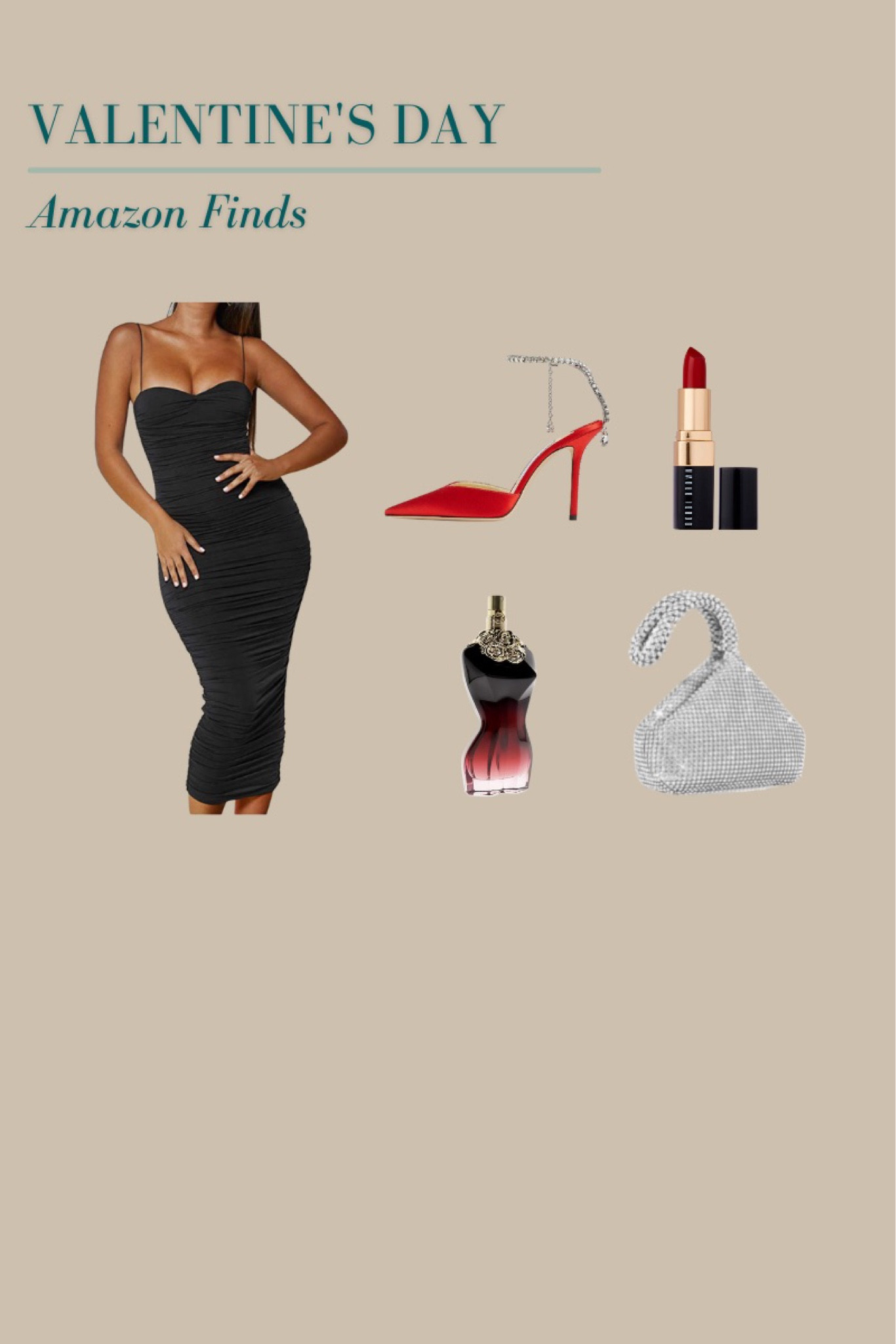 Chic and sophisticated date night look for Valentine’s Day - everything from #Amazon! 🤍 

#LTKFind #LTKunder50 #LTKunder100