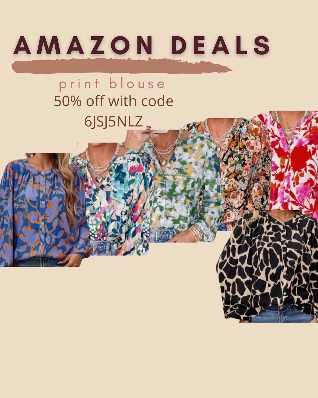$13 ends 8/11

Amazon fashion 
Amazon deals
Floral blouse
Print blouse
Teacher outfit

#LTKSaleAlert