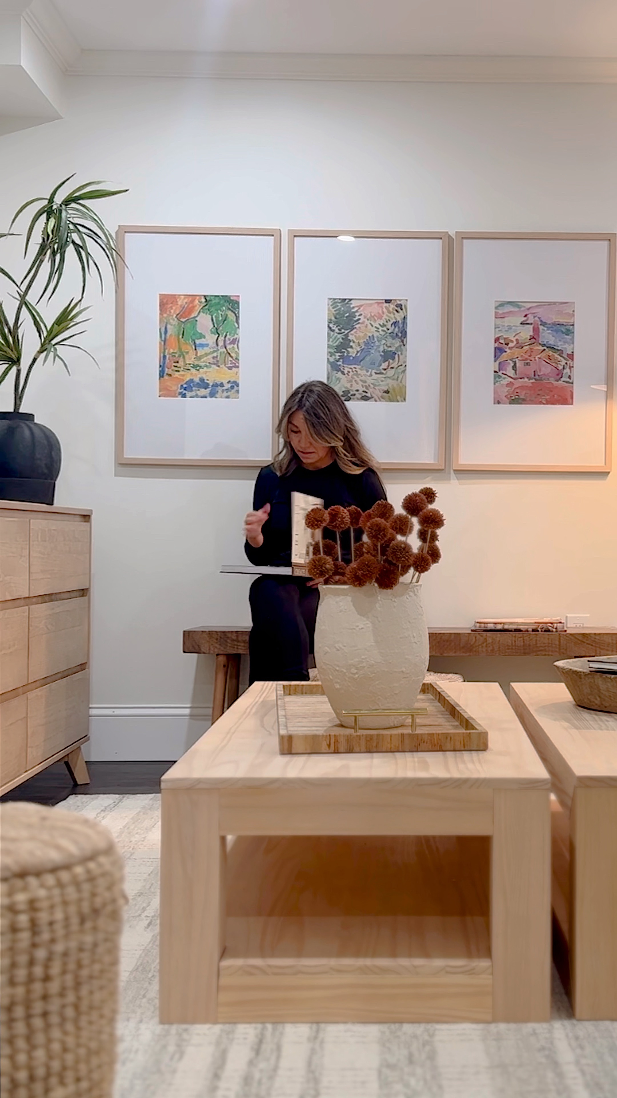 Shop for those home deals you’ve been searching for @plankandbeamfurniture! 
I wanted to create a cozy and functional space in a finished basement for family and friends to bond. The only catch? We would need to style with modern furniture and decor that would be safe for kids and the environment. I created the perfect oversized TV console by pairing 2 Modern 6-drawer dressers. Not only does this strategy afford our clients ample storage, the chic knot-free neutral finishes also creates a modern look that nicely compliments the home’s decor. Pairing the unique console with a pair of Modern coffee tables from the Modern Collection helped create the ultimate minimalist look! The best part? Both pieces are constructed with non-toxic low VOC finishes that contribute to a clean and healthy home!
@shop.ltk #plankandbeam #liketkit @plankandbeamfurniture



#LTKVideo #LTKHome #LTKStyleTip