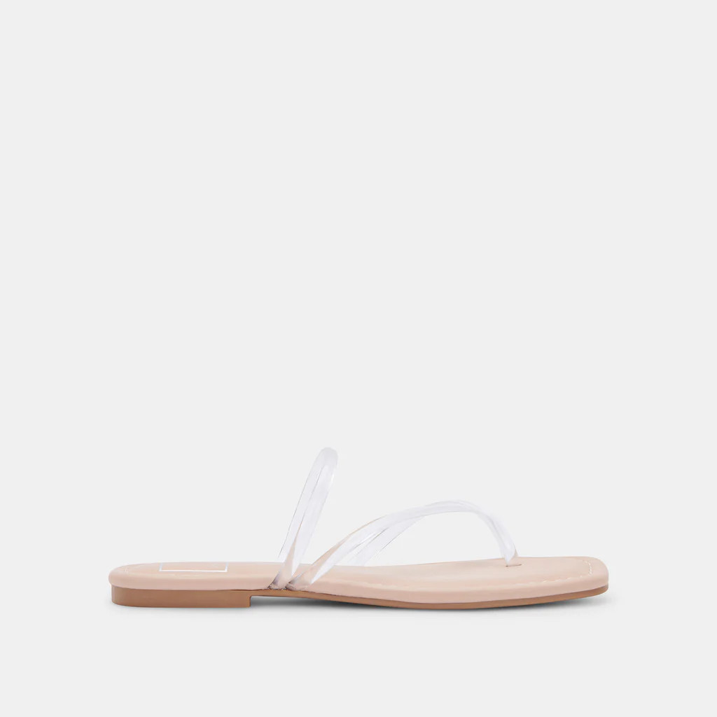 LEANNA SANDALS CRYSTAL VINYL | DolceVita.com