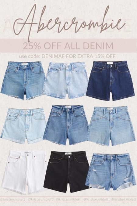 Abercrombie Semi-Annual Denim Sale is happening right now! // 25% off all denim. Use code DENIMAF for an EXTRA 15% off!

#LTKSpringSale #LTKstyletip #LTKMostLoved
