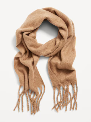 Brushed Fringed Scarf | Old Navy (US)