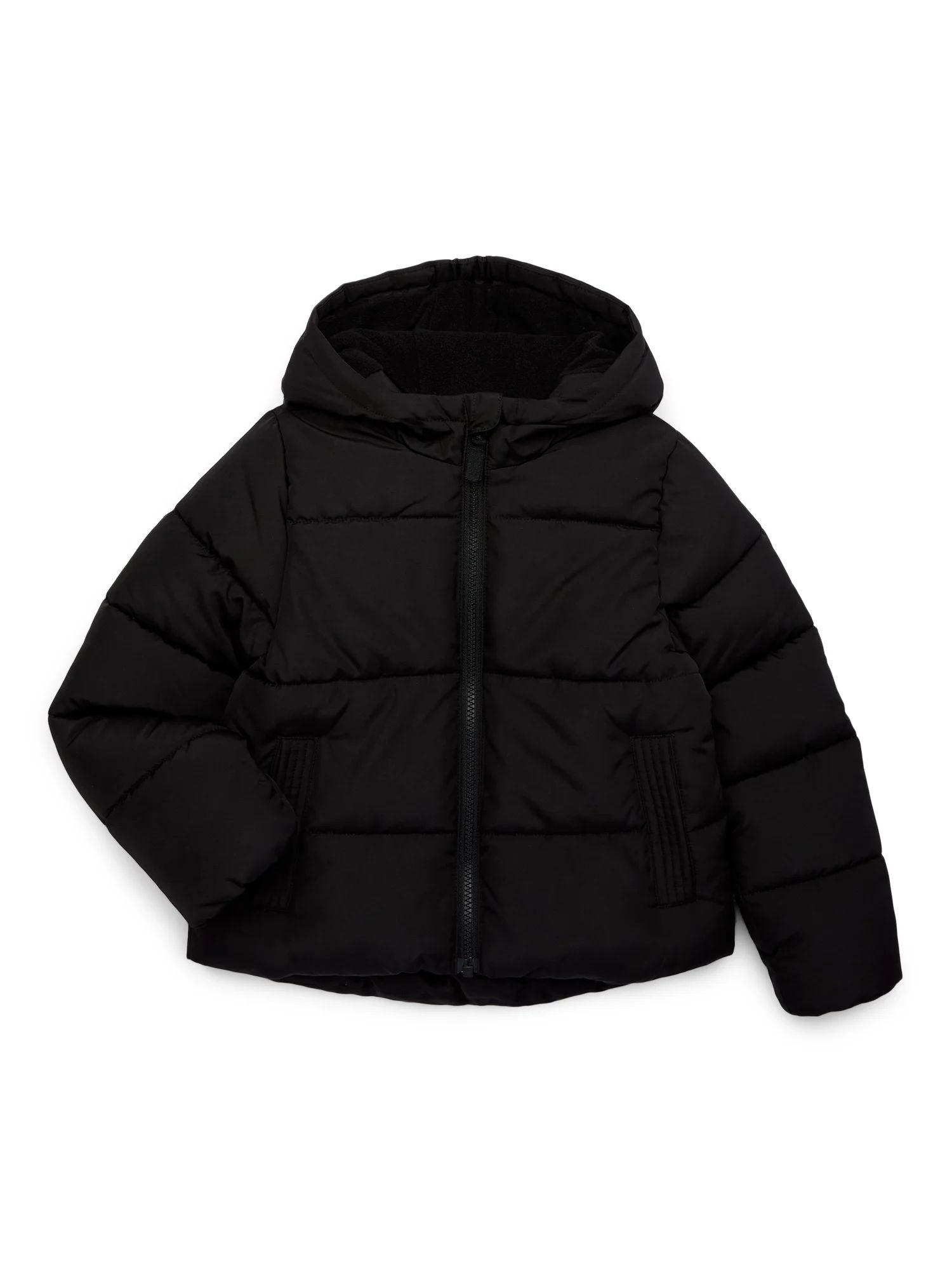 Swiss Tech Girls Heavy Weight Puffer Jacket 4-18 | Walmart (US)