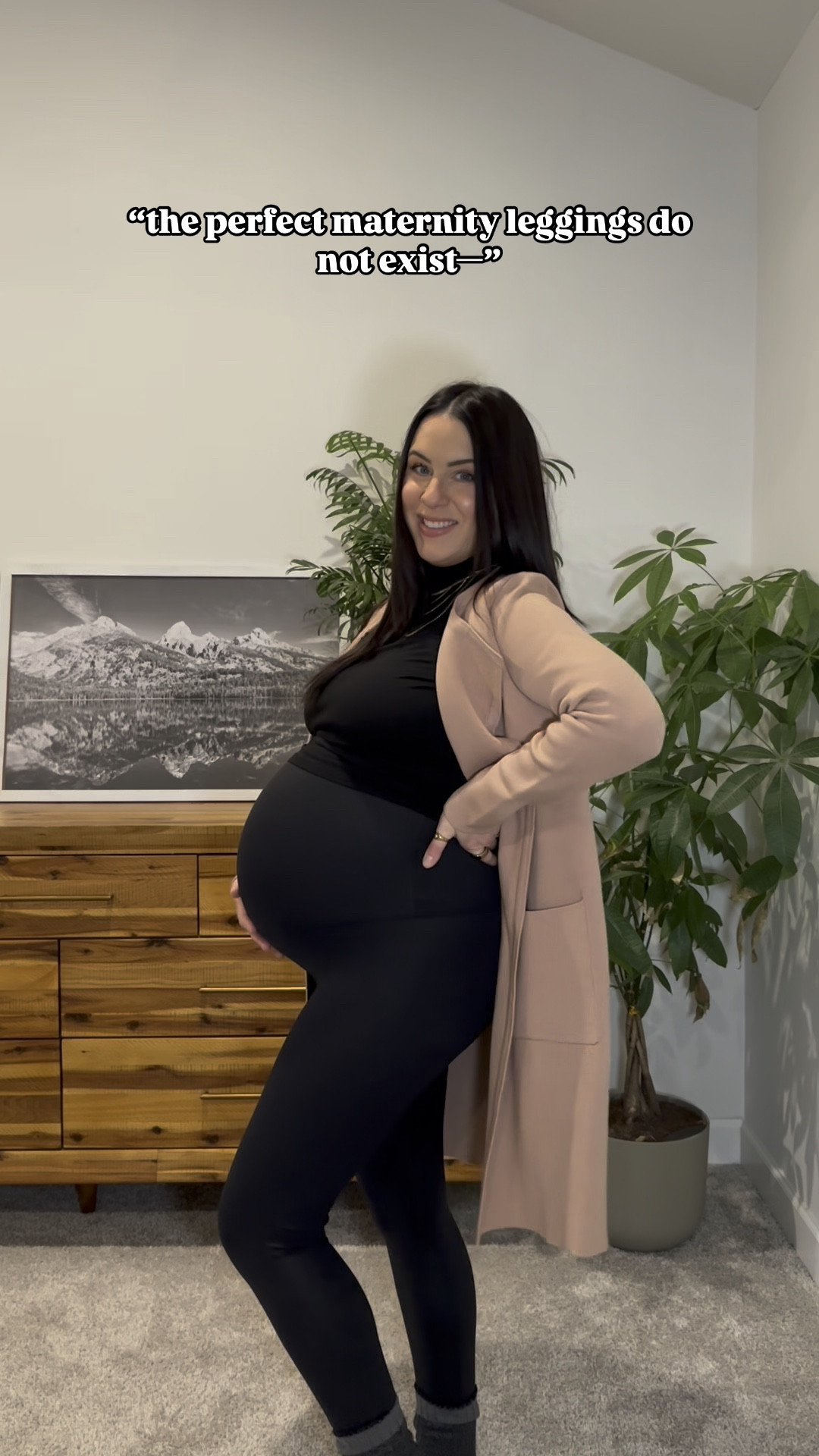 my go to winter layering hack for when I don’t know what to wear - an all black base then jacket or cardi over! 🙌🏼🖤 

my boots are 50% off!! M tops, s leggings, boots tts 

#LTKStyleTip #LTKWatchNow #LTKBump