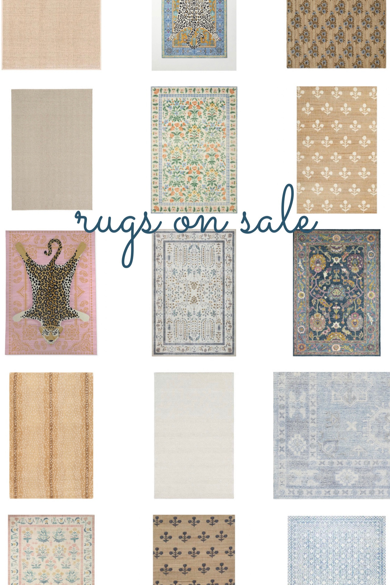 Rugs on sale, Fourth of July, jute rug, blue and white, antelope rug 

#LTKhome #LTKsalealert #LTKunder100