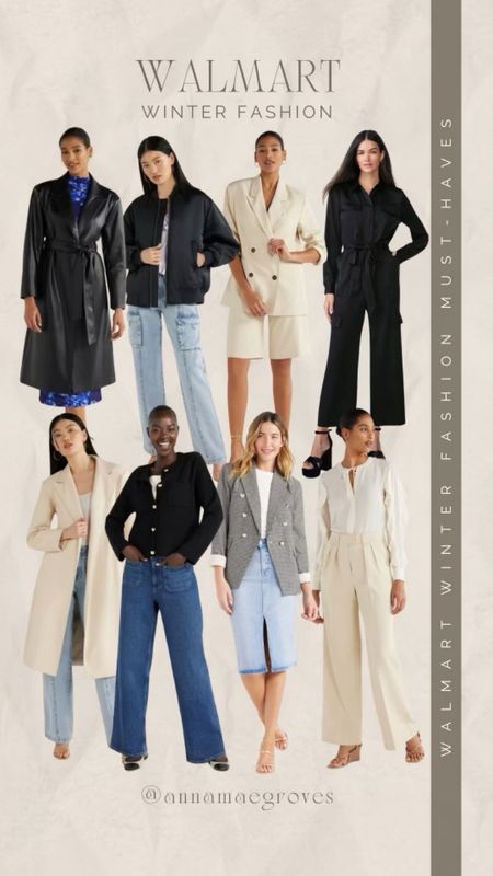 First of all, who do they think they are??! Walmart has done it again and you’re gonna want to get up to my LTK or stories asap because I know these are going to go so fast. The most beautiful satin jumpsuit is back…faux leather wrap coats, oversized satin bombers, delectable scalloped sweaters… and I am TELLING YOU these suit separates are 🤌🏾✨ more in stories!
@Walmart #WalmartPartner

#LTKMostLoved #LTKover40 #LTKstyletip