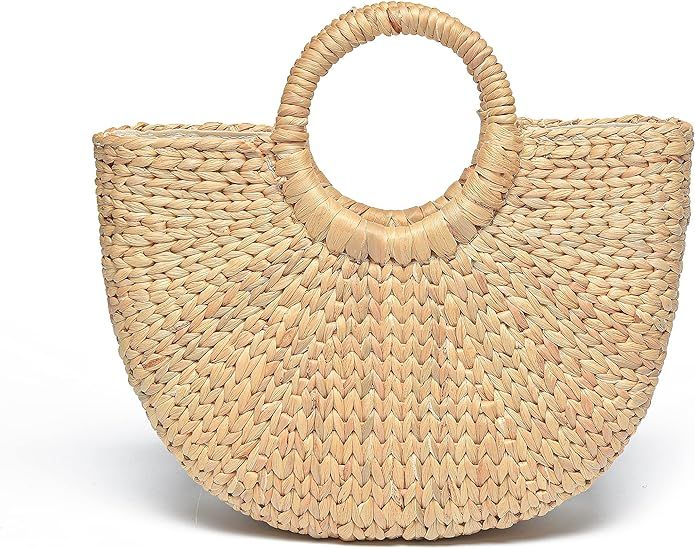 Mini Straw Bag, Straw Beach Bag, Straw Bag for Women Beach, Straw Tote Bag | Amazon (US)