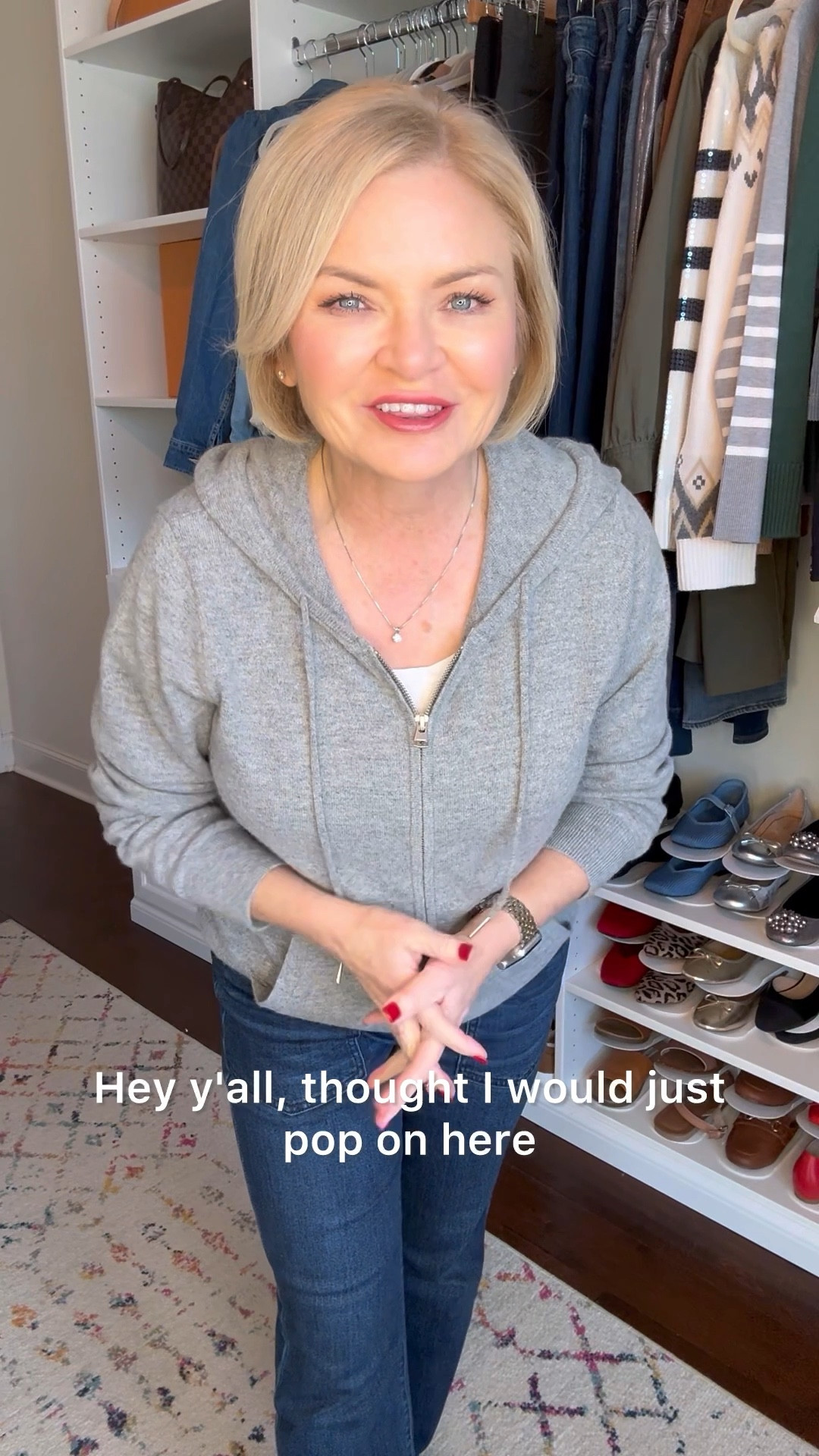 Sharing a casual, cozy winter ootd! The cashmere hoodie from Quince is one of my favorite purchases from last fall and the Nic & Zoe jeans are SO comfy! Wearing a4 in the jeans & Small hoodie. 

Cashmere
Hoodie 
Sweater
Winter outfit
Jeans outfit
Sneakers

 #stylewithserena
#winteroutfit
#jeansoutfit
#cashmere


#LTKStyleTip #LTKSeasonal #LTKWatchNow