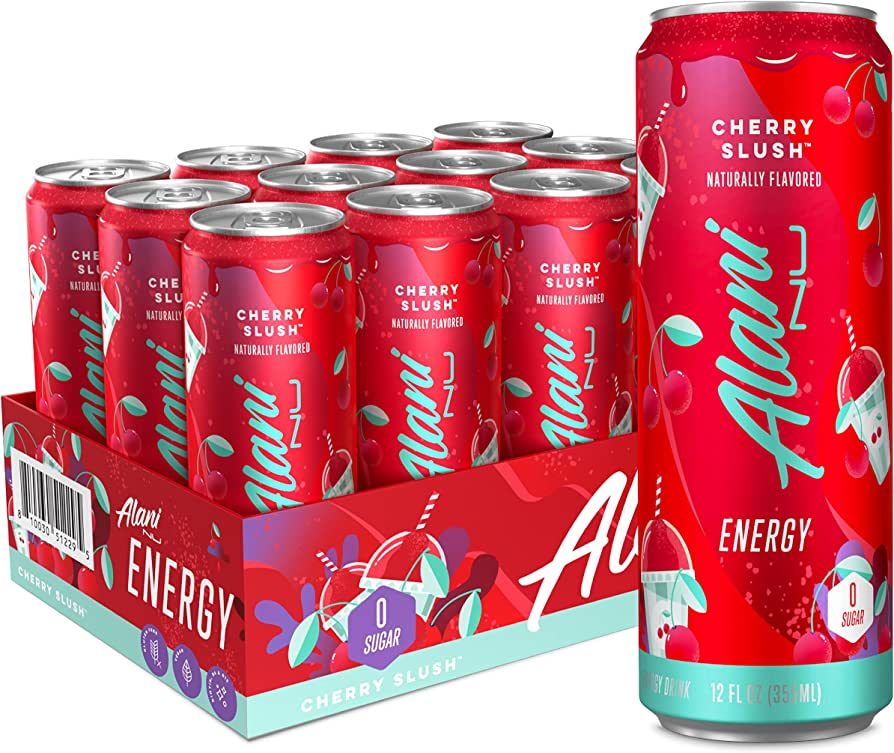 Alani Nu Cherry Slush Sugar Free, Low Calorie Energy Drinks | 200mg Caffeine | Pre Workout Perfor... | Amazon (US)