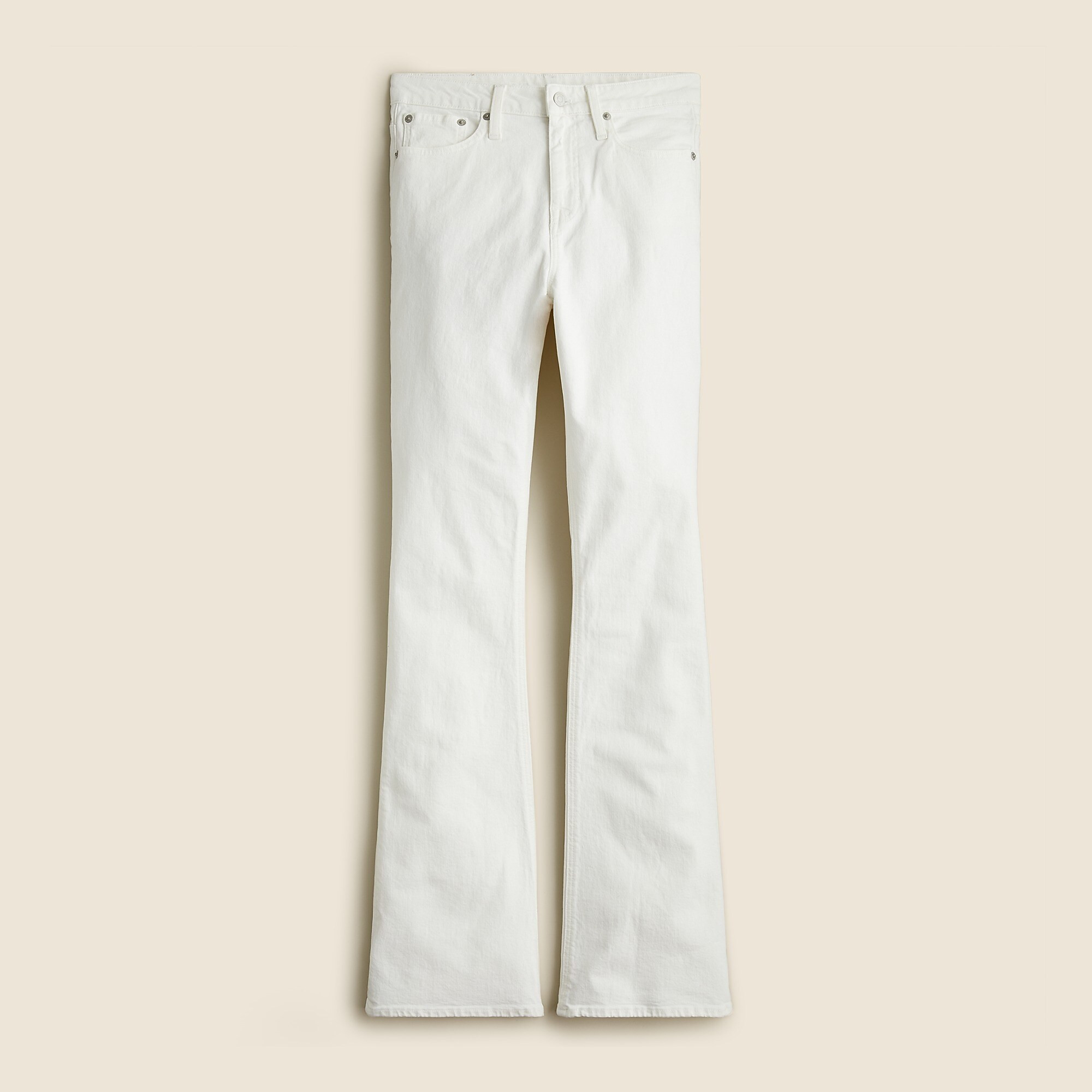 Skinny flare jean in White wash | J. Crew US