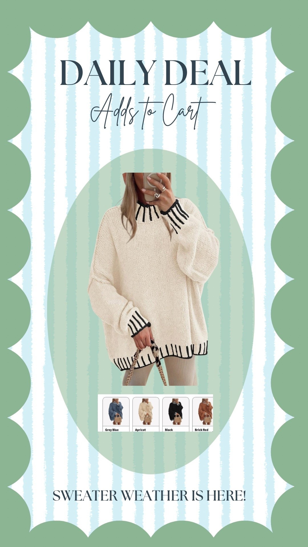 Fall and Winter essential 🔓❤️

The Detail in the sweater with the two colors elevates it and it’s being Anthropologie or Free people at a fraction of the cost! 💲 

Size L fit great I’m a true XL but if you want the length for leggings and are taller (I’m 5’7”) I would go your true size.

#sweater #amazon #amazonfind #freepeople #oversizedsweater #anthropologie #momstyle 

#LTKFindsUnder50 #LTKmomlife #LTKSaleAlert