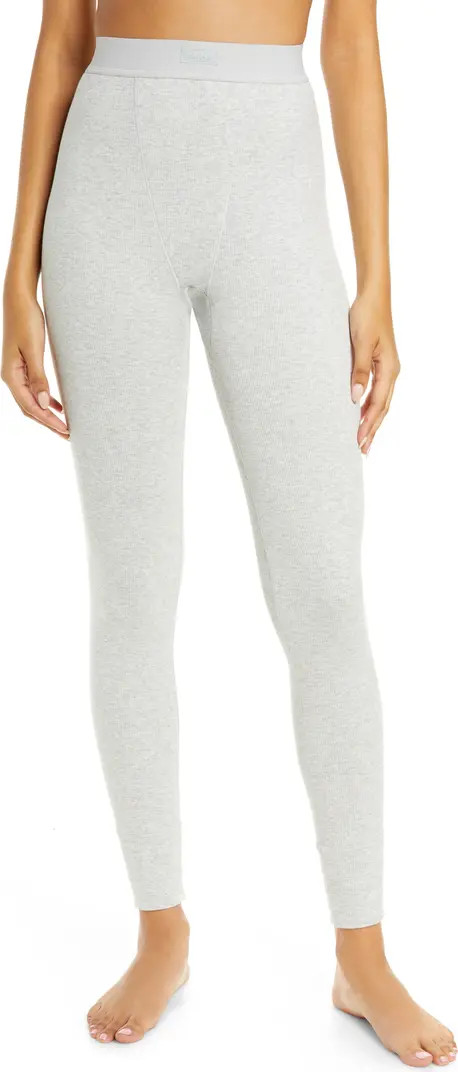 SKIMS Stretch Cotton Rib Leggings | Nordstrom | Nordstrom