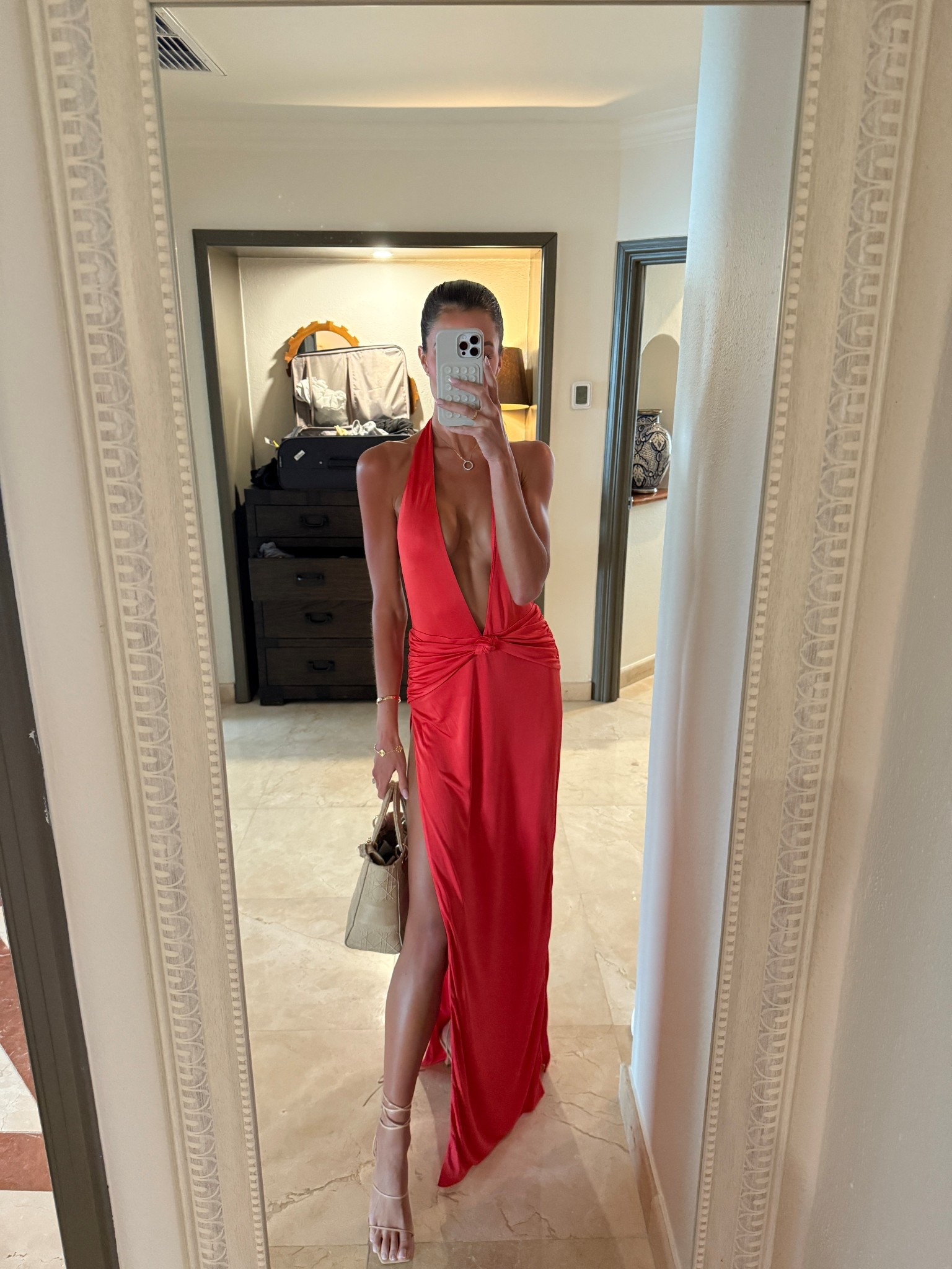 Obsessed with this bodysuit maxi dress. It is worth every penny! Wearing a size small. 

#LTKTravel #LTKSeasonal