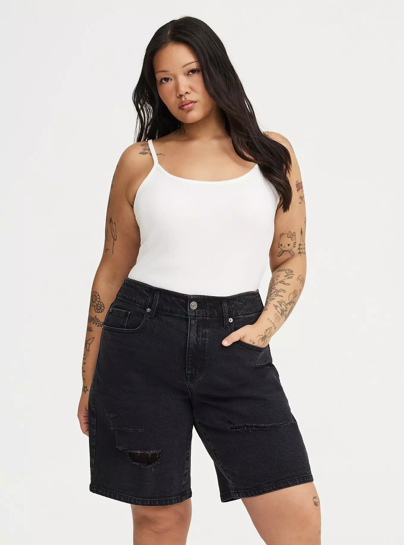 Baggy Denim Jort | Torrid (US & Canada)