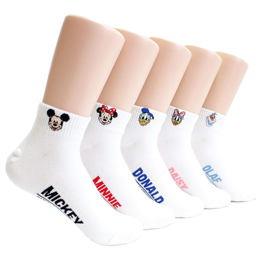 evei Animation Character Cartoon Series Collection Women's Original Socks (D55_5 pairs) | Amazon (US)