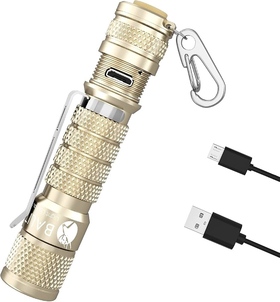 Balit Mini Rechargeable Keychain Flashlight Waterproof with 10440 Battery(Included) , Small Pocke... | Amazon (US)
