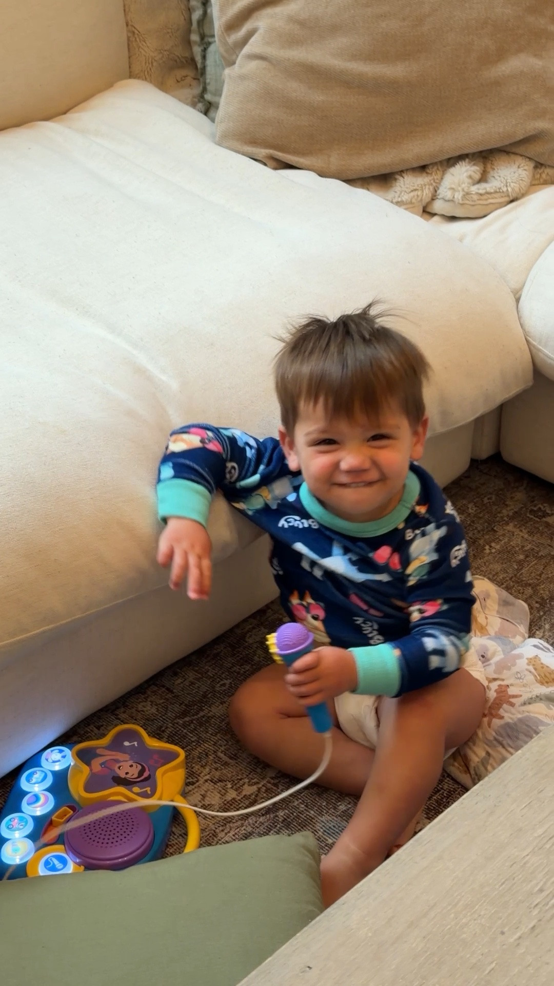 My toddlers who are one and a half years old and three years old are obsessed with this Miss Rachel sing-along karaoke, toy! If you’re looking for a gift for kids, this one’s so cute

#LTKmomlife #LTKKids #LTKBaby