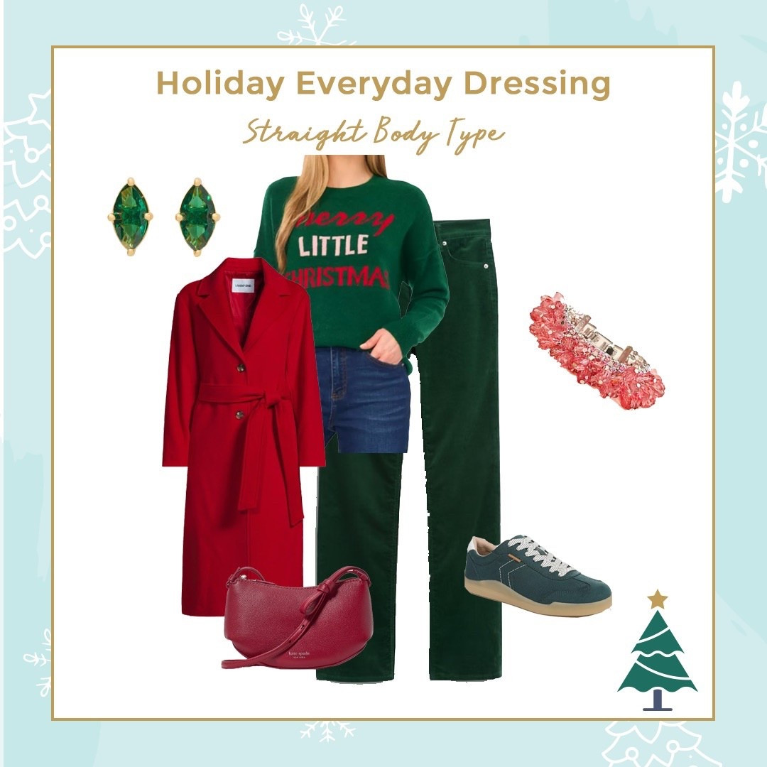 Be holiday ready with this outfit idea for Straight Body Types 🎄❤️🎄 and shop my complete FREE Holiday Fashion Guide here:

https://members.adoreyourwardrobe.com/holiday/2025-holiday-guide/

#LTKSeasonal #LTKHoliday #LTKSaleAlert