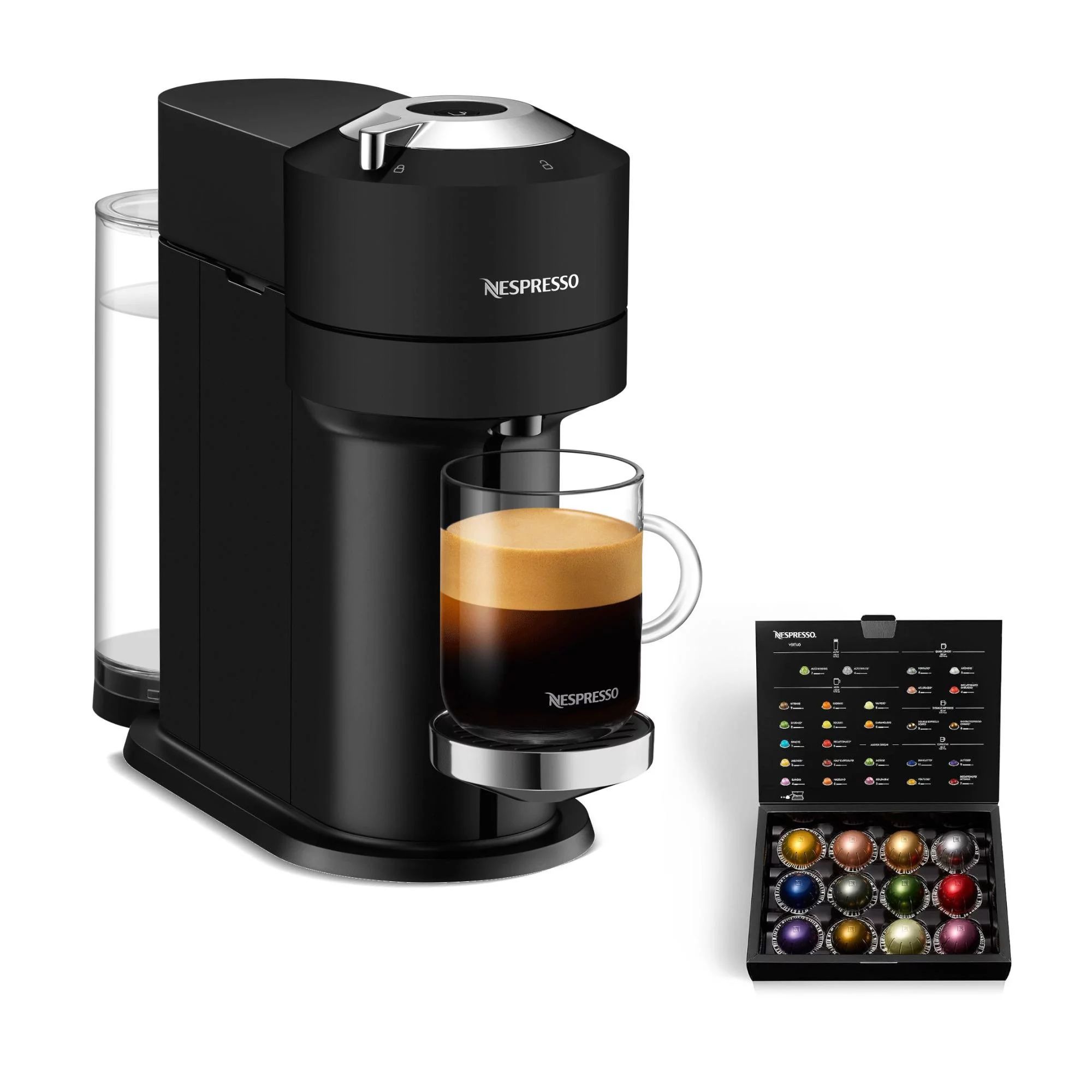 Nespresso Vertuo Next Deluxe Compact Coffee and Espresso Machine (Matte Black) | Walmart (US)