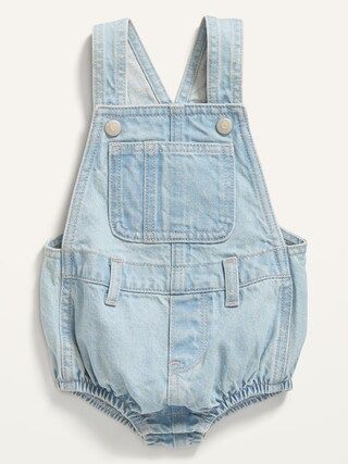 Unisex Jean Overall Romper for Baby | Old Navy (US)