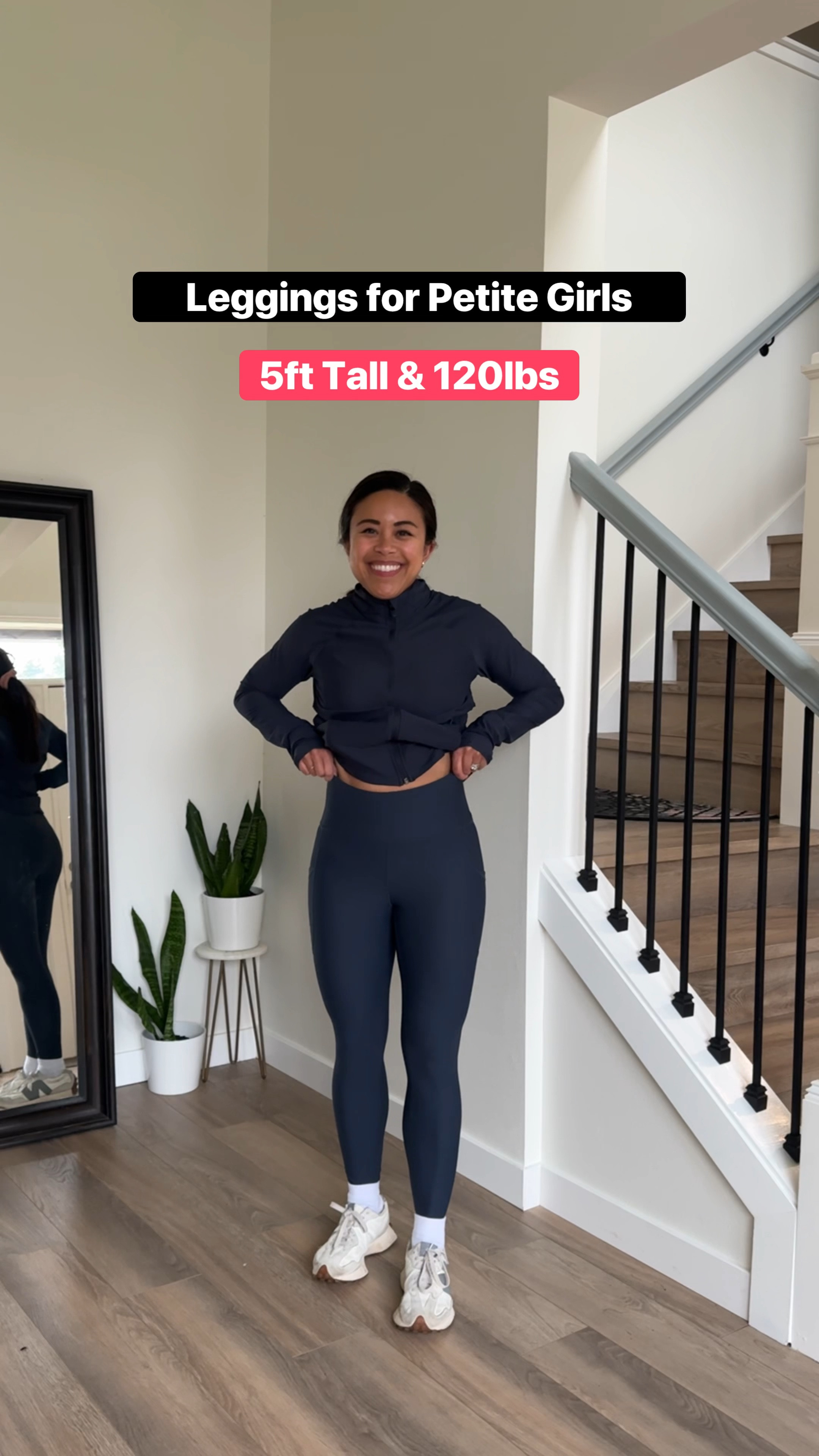 These Old Navy leggings are on sale this weekend! Wearing a size small in both the athletic jacket and leggings. 

#LTKVideo #LTKSeasonal #LTKHoliday