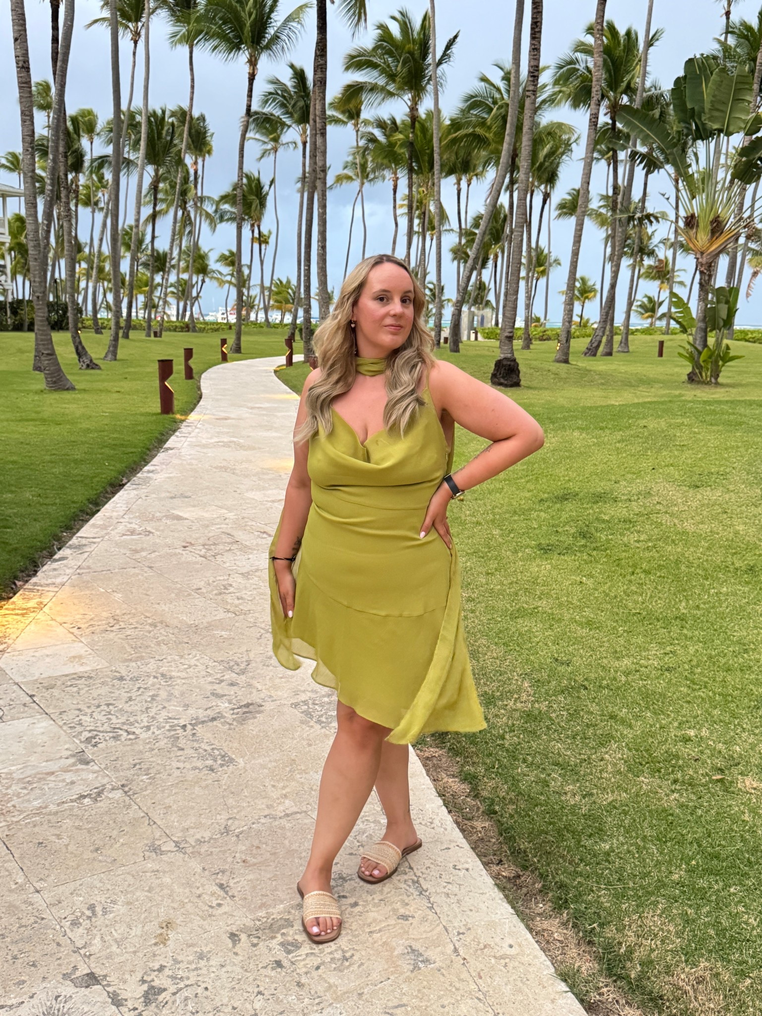 Tropical holidays are my favourite excuse to dress up just because 🌴✨

Flowy dresses, golden hour glow, warm evenings… it’s the one time where you can really lean into resort wear, holiday outfits, and feeling a little bit extra without overthinking it.

This dress is from Six Stories and I’m obsessed. The colour, the movement… and the neck scarf detail just elevates the whole look without even trying.

No “saving it for later”, no “is this too much”… just wearing the dress, booking the dinner, and enjoying the moment.

Because when the setting looks like this… why wouldn’t you show up as your best dressed self?

Would you dress up for dinner on holiday or keep it casual? 👀
Tell me your go-to holiday evening outfit below ⬇️

#resortwear #holidayoutfitideas #tropicalfashion #dinneroutfit #caribbeanstyle

#LTKpartywear #LTKtravel #LTKspring