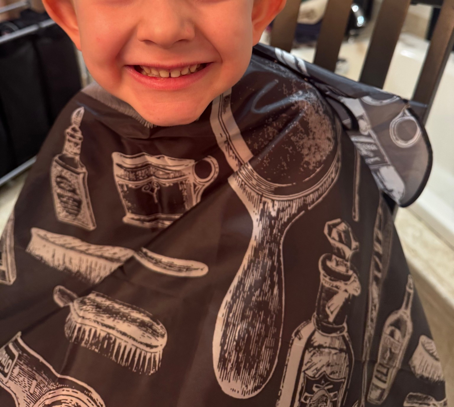 Ordered the coolest “cape” I could find! Blake approves for his big boy haircut 💇‍♂️ 

#LTKKids #LTKHome