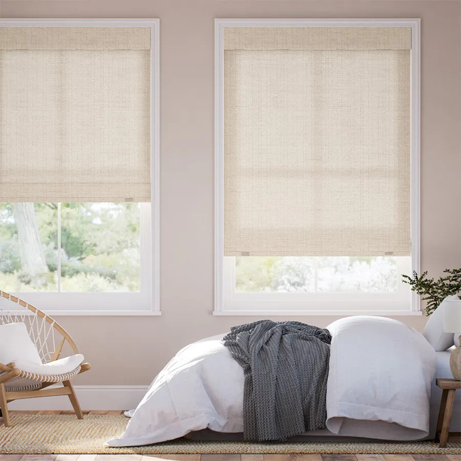 Premier Modern Natural Woven Wood Shades | SelectBlinds.com | Select Blinds