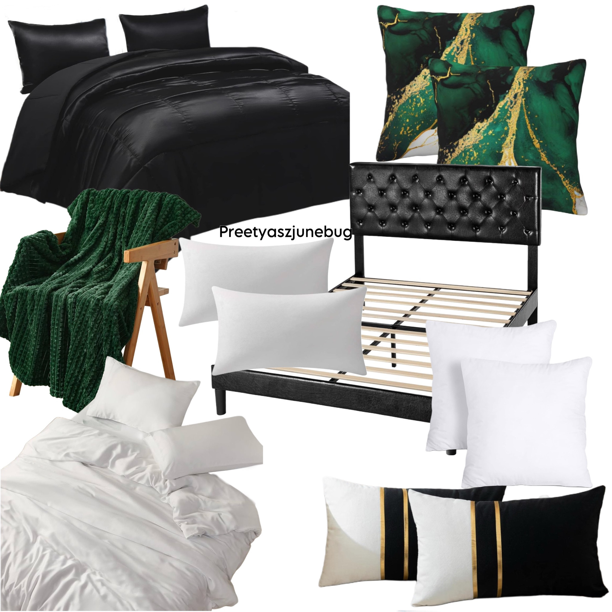 Planning out my whole bed room starting with my bed . I fell in love with dark green 

#LTKStyleTip #LTKFindsUnder50 #LTKHome