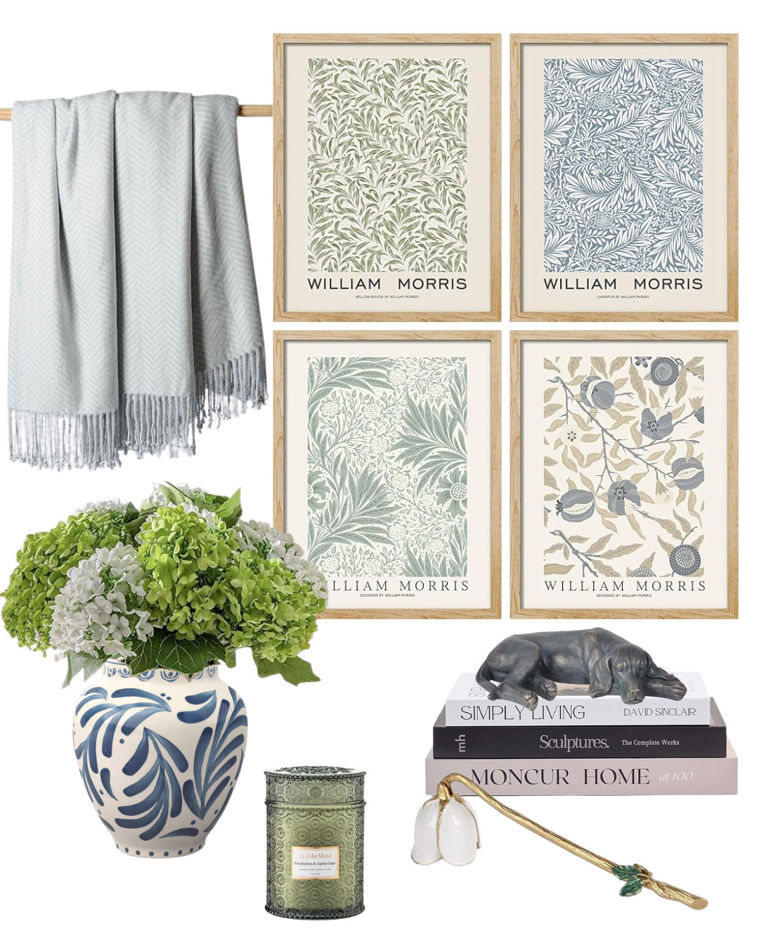 William Morris Bedroom Wall Art Inspo | Cozy Dresser Styling Ideas

I just picked up these beautiful William Morris prints and plan to hang them above my bedroom dresser. This mood board is my inspiration for finishing the space—layered art, soft blues and greens, cozy textures, fresh florals, and thoughtful details that make the room feel calm and collected. A classic-meets-coastal look that feels timeless and lived-in, not fussy. Saving this for when it’s time to style the final touches.

#WilliamMorris #BedroomInspo
#BedroomDecorIdeas #DresserStyling #GalleryWallInspo
#ClassicHomeStyle #CozyBedroom
#TimelessDecor #NeutralBedroom
#EnglishCottageStyle #LayeredHome
#CalmAndCozy 

 