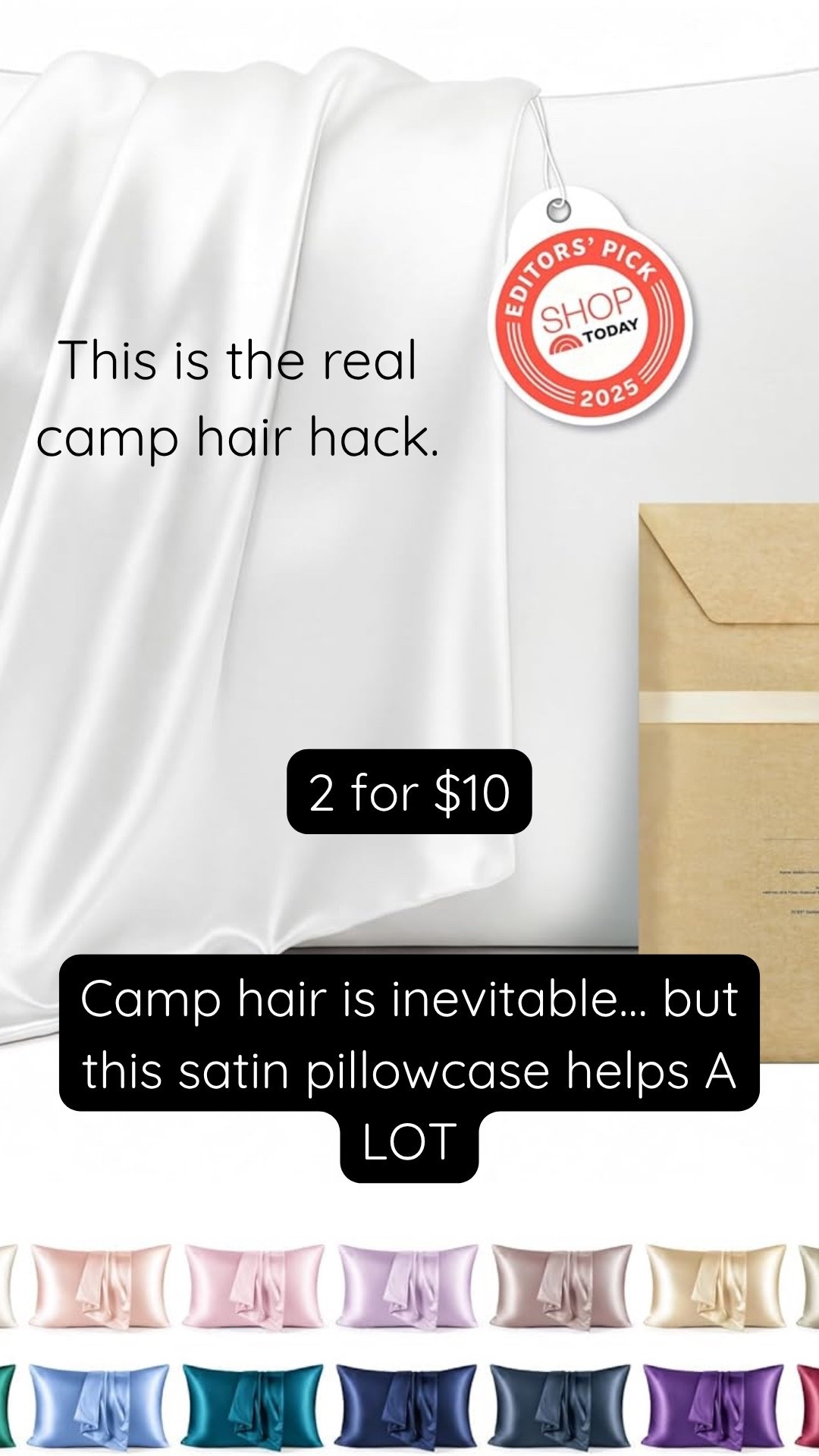 Love these satin pillowcases for camp.  Anything I can do to help her hair! 

#LTKBeauty #LTKselfcare #LTKmomlife