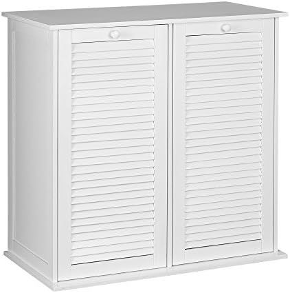Household Essentials Tilt-Out Laundry Sorter Cabinet with Shutter Front | Amazon (US)