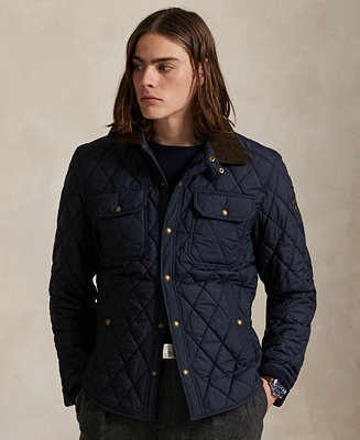 Polo Ralph Lauren Men's Beaton Quilted Water-Repellent Snap-Front Jacket - Macy's | Macy's