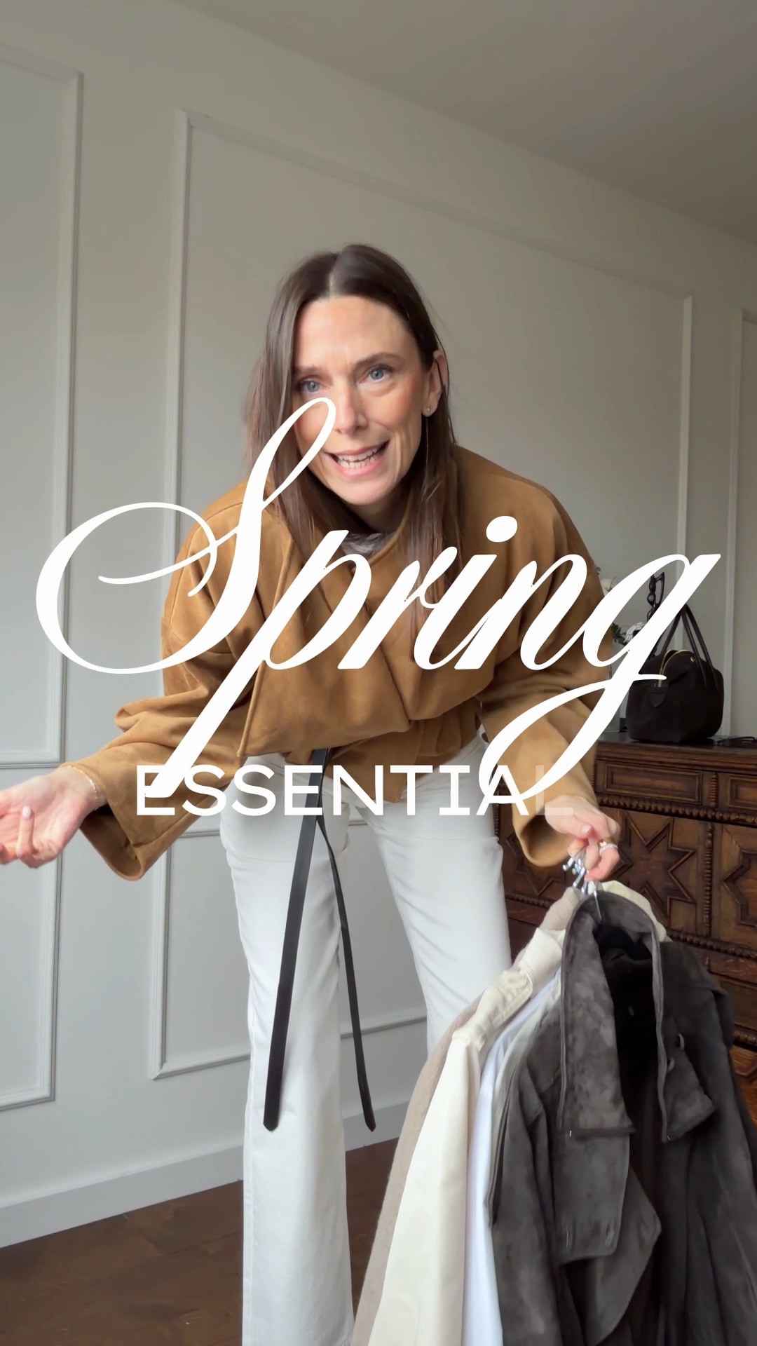 New in for spring!

Size info:
Faux suede jacket, small
Cream jeans, UK 8
Cashmere jumper, small
Trench coat, small
Blue jeans, 25 long 
White poplin shirt, extra small
Merino wool half zip, small

#ltkstyletip #ltkitbag

#LTKOver40 #LTKootd