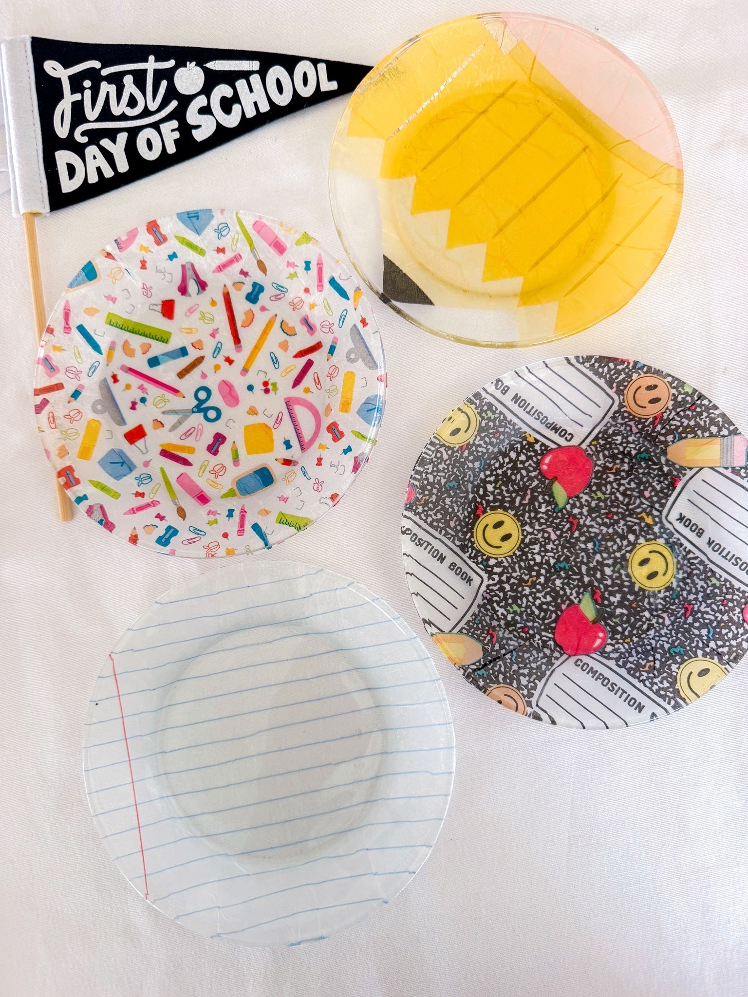 DIY first day of school plates!

#LTKmomlife #LTKHome #LTKKids