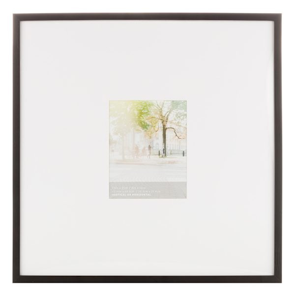 25x25 Matted to 8x10 Wall Frame, Black | At Home