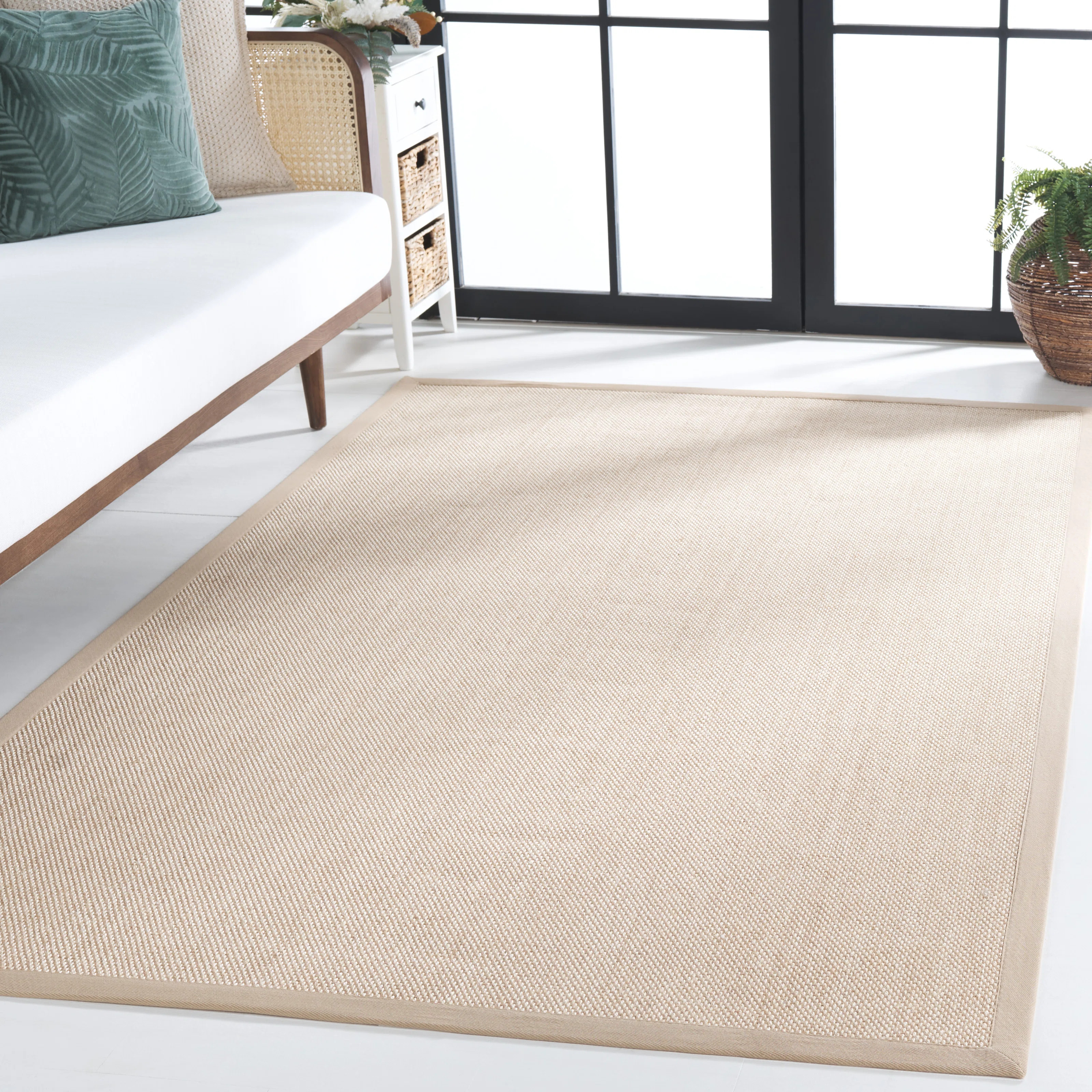 Natural Fiber Sisal & Jute Solid Color Rug | Wayfair North America